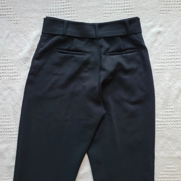 Wilfred tie-front High-waisted Business/Office Removeable Belted Trouser Pant - Picture 5 of 10